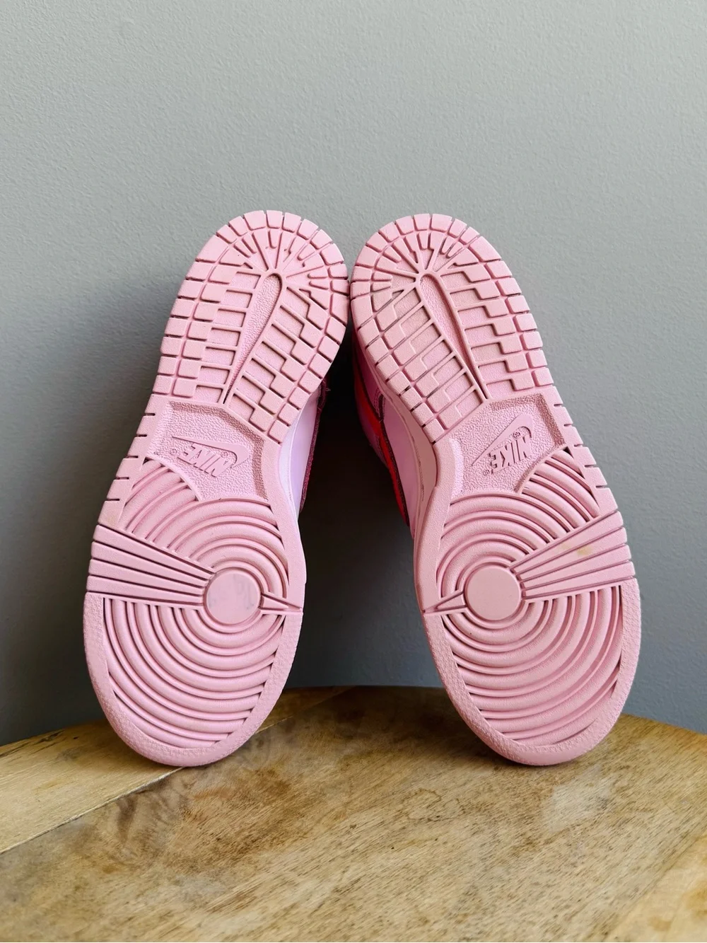 Nike Dunk Low Triple Pink Girls size 4Y athletic leather shoes